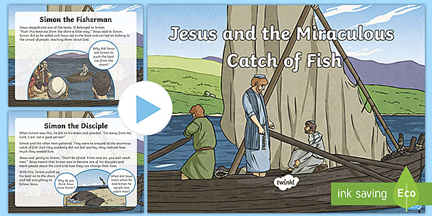 KS2 Jesus and the Miraculous Catch of Fish PowerPoint