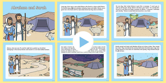 Abraham and Sarah Bible Story for Kids PowerPoint - Twinkl