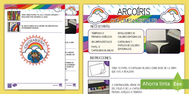 Juegos Arcoiris – Actividades  Recortables - Juegos Arcoiris