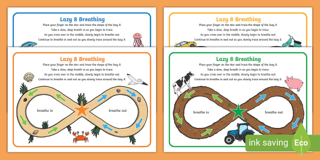 Lazy 8 Breathing Mats teacher Made 
