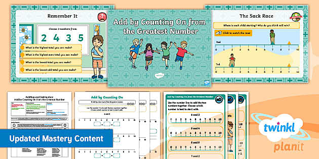 Year 1 Add and Subtract Strategies PlanIt Maths Lesson 2