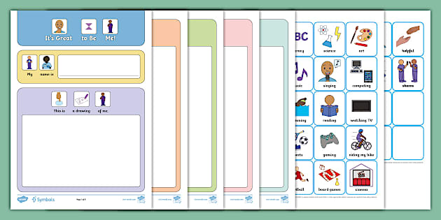 Twinkl Symbols: It's Great to Be Me (teacher made) - Twinkl