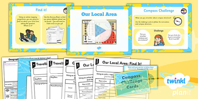 Geography: Our Local Area: What Is Our Local Area Like? Year 1 Lesson ...