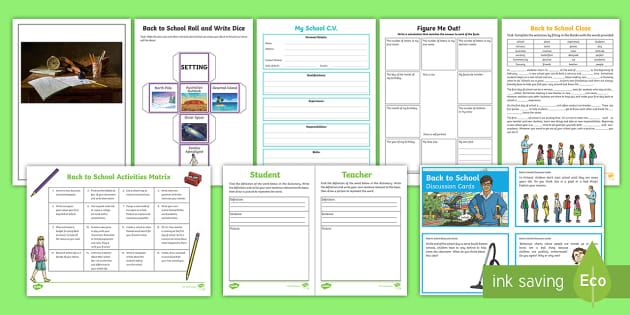 Back To School Activities For Kids Year 5 6 Resource Pack