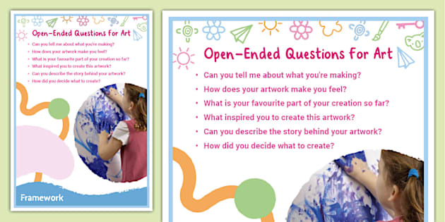 Open-Ended Questions - Art (Teacher-Made) - Twinkl