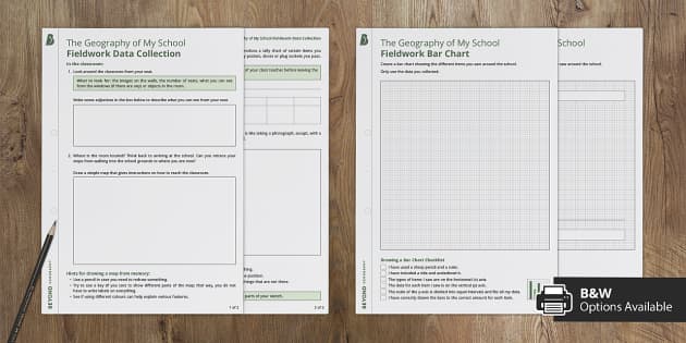 KS3 The Geography of My School Fieldwork Data Collection
