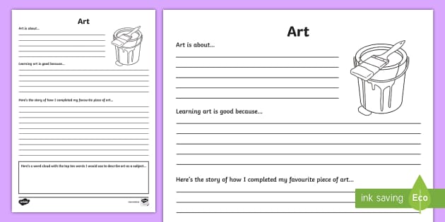 art reflection template reflection templates