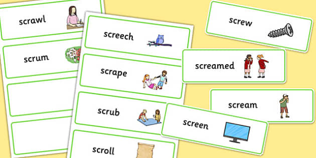 SM Word Cards (teacher made) - Twinkl