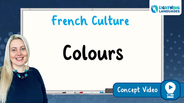 👉 Lightning Languages | French | Colours Culture Concept Video