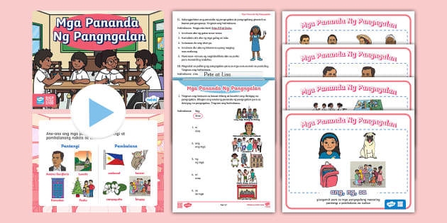 Grade 1: Mga Pananda Ng Pangngalan Resource Pack | Grade 1 | Twinkl