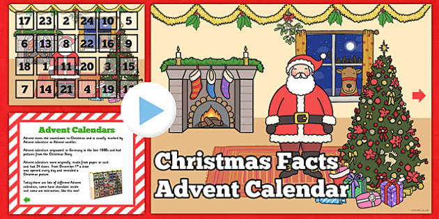 Christmas Facts Advent Calendar PowerPoint Festivities Christmas Facts Advent Calendar PowerPoint Festivities
