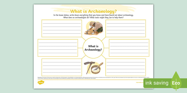 What is Archaeology? Mind Map (teacher made) - Twinkl