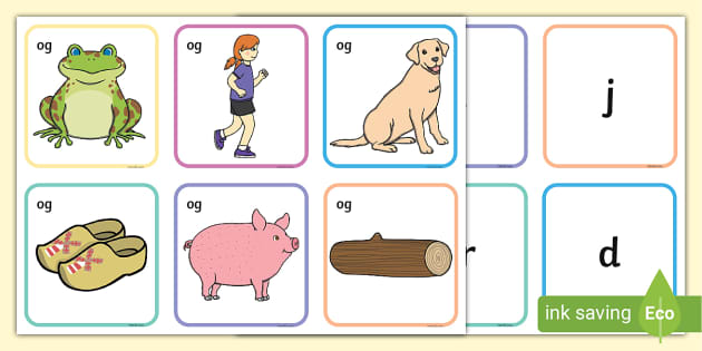 NEW og Words And Picture Matching Activity