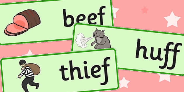 Final F Sound Word Cards (Hecho por educadores) - Twinkl