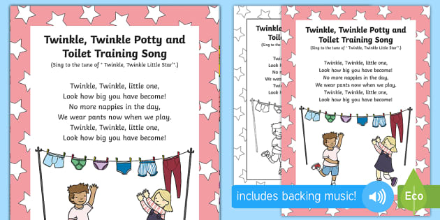 Twinkle, Twinkle Potty and Toilet Training Song - Twinkl