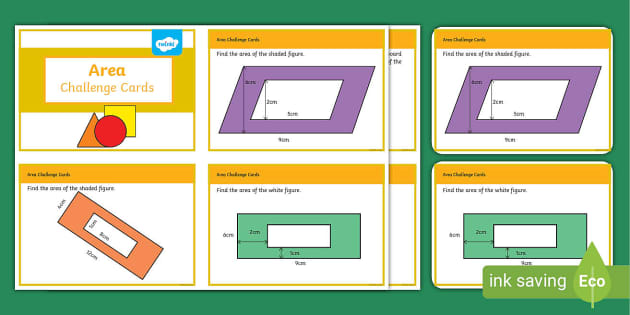 Area Challenge Cards (صُمم من قبل مُختصّين)