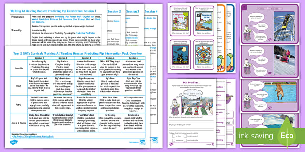 Year 2 Reading Catch-Up Intervention Pack: Predicting Pip