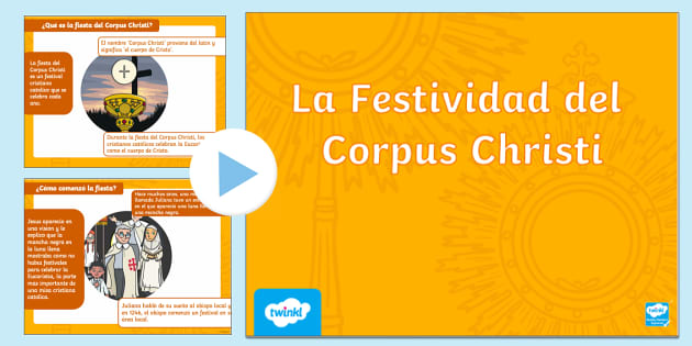 PowerPoint: La festividad del Corpus Christi | Twinkl