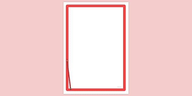 blank red page