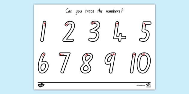 Number Formation 1-10 Activity NZ