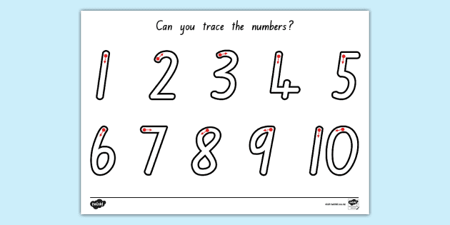Number Formation 1-10 Worksheet NZ (teacher made) - Twinkl