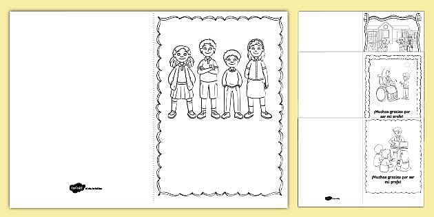 Tarjetas para profesores | Hojas de colorear (Teacher-Made)