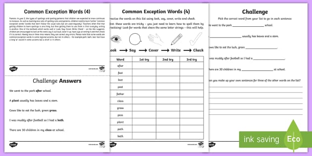 grade for 1 curriculum worksheets british Exception Words Year (4) Homework Spelling Practice Common 2 grade for 1 curriculum worksheets british Exception Words Year (4) Homework Spelling Practice Common 2