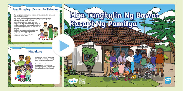 Mga Tungkulin Ng Bawat Kasapi Ng Pamilya | Grade 1 | Twinkl