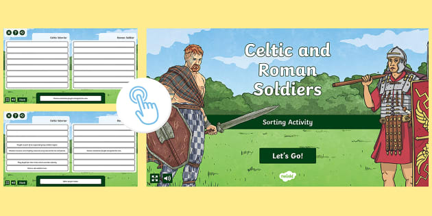 Celtic Warrior and Roman Soldier Comparison Worksheet