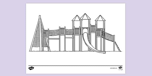 FREE! - Chatsworth Adventure Playground Colouring | Colouring Sheets