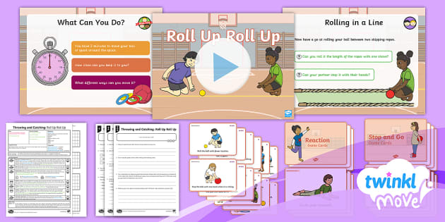 👉 Ball Skills Year 2 | Rolling a Ball | Twinkl PE Planning