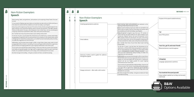 short declamation examples