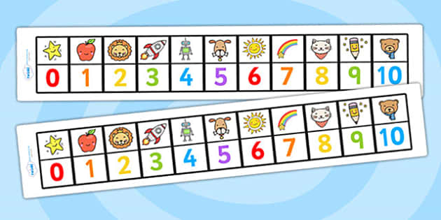 Number Punch Cards 0-10: GROWING BUNDLE