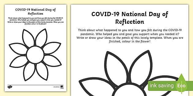 T Tp 2671483 Covid 19 National Day Of Reflection Flower Writing Template Ver 1 