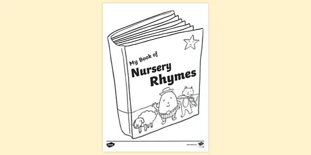 nursery rhyme coloring pages
