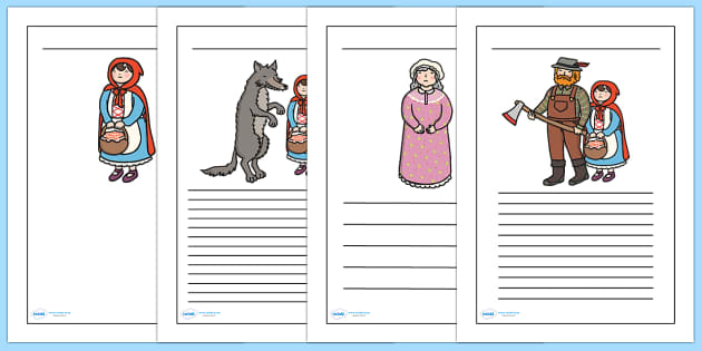 little-red-riding-hood-writing-frames