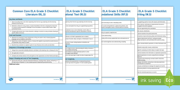 fifth-grade-common-core-ela-standards-teacher-checklist
