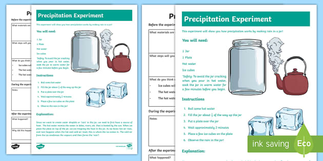 precipitation field experiment