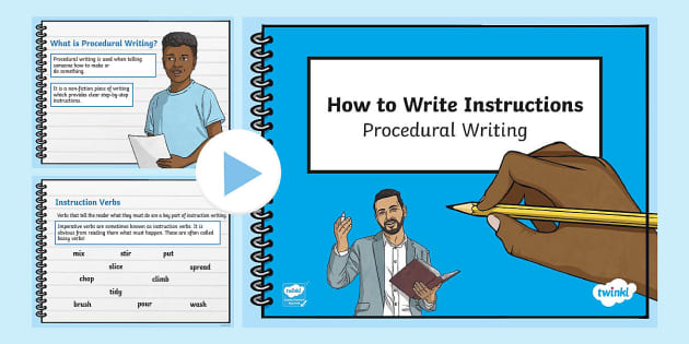 How to Write Instructions PowerPoint (Teacher-Made) - Twinkl