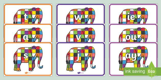 Phase 2-5 Phoneme Set On Elmer to Support Teaching on Elmer