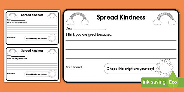 random acts of kindness card designs