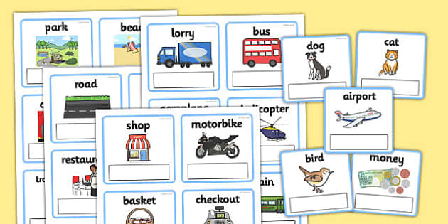 ESL Everyday Objects at Home Editable Vocabulary Cards