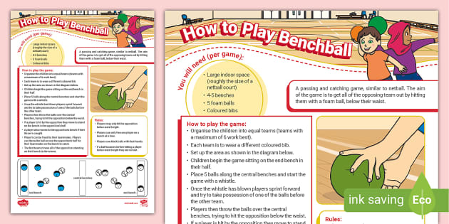 T2 Pe 275 How To Play Bench Ball Adult Guidance Ver 4 