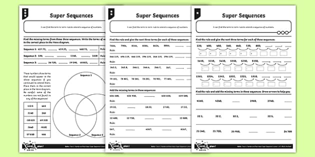 Fun Number Sequencing Worksheets to Print for Free