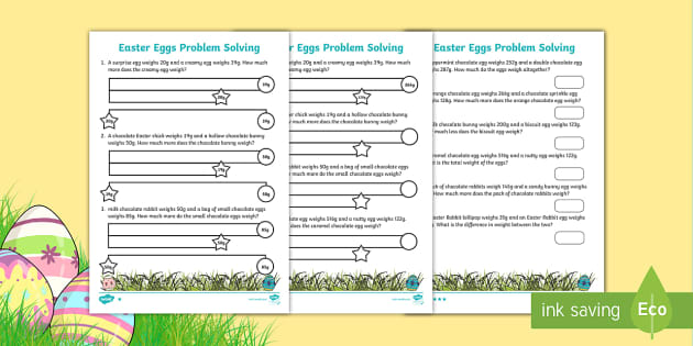 easter problem solving ks2