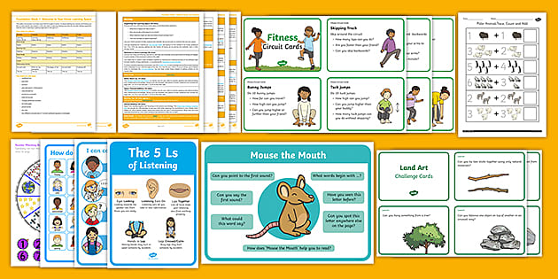 FREE! - Foundation Term 2 Week 1 School Closure Home Learning Pack