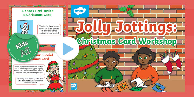 Name Five Christmas Challenge Cards (Teacher-Made) - Twinkl