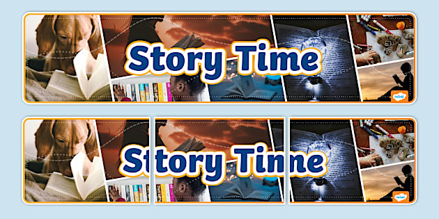 Story Time Photo Display Banner (teacher made) - Twinkl