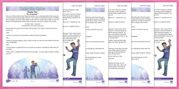 KS2 Mental Health Anxiety Story Differentiated Reading Comprehension