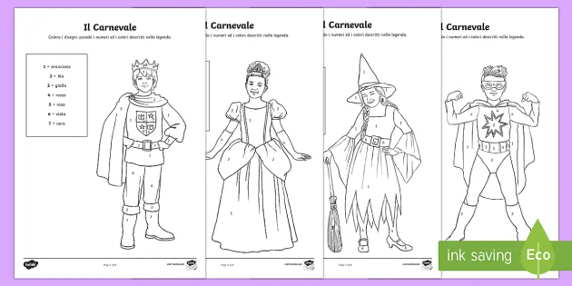 Maschere Carnevale bambini Archives - Pagina 2 di 5 - Disegni da colorare